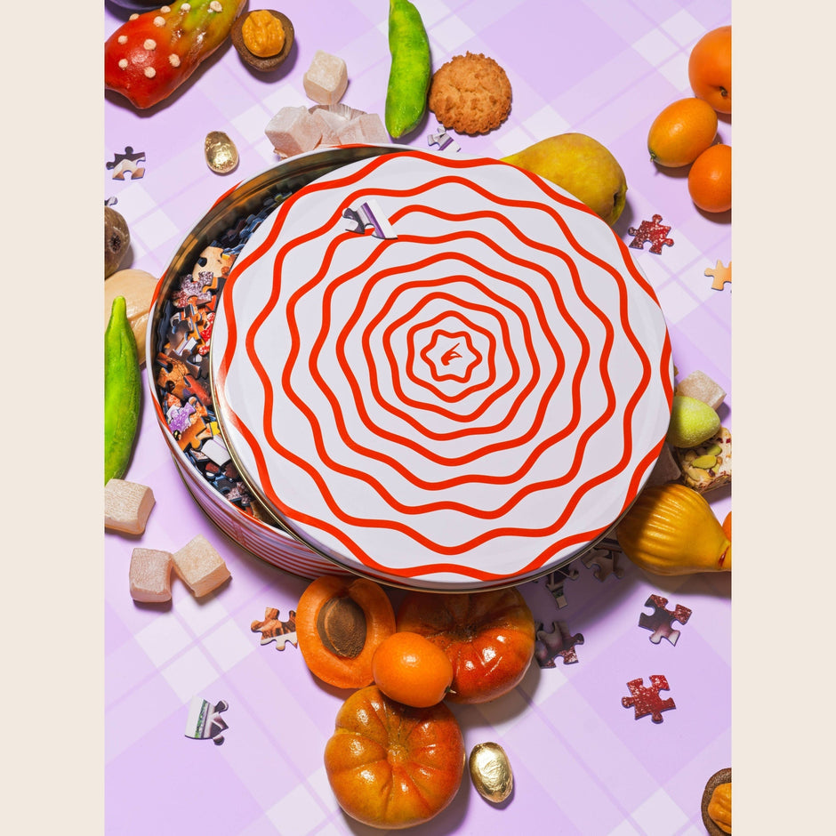 Specialty Puzzle Sugarplum Cookie Tin
