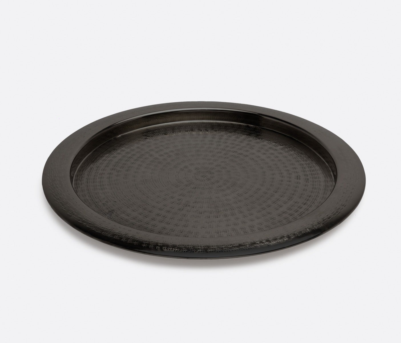 Winsford Round Tray, Black Nickel - Maaribu