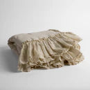 Bella Notte Linen Whisper baby blanket in Tahoe Blue, soft and lightweight baby blanket with linen fabric and gentle texture.