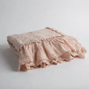 Bella Notte Linen Whisper Baby Blanket in Tahoe Blue, soft and lightweight baby blanket with luxurious linen fabric.