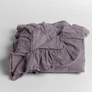 Bella Notte Linen Whisper baby blanket in Tahoe Blue, soft and lightweight linen fabric for gentle comfort.