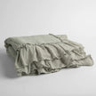 Bella Notte Linen Whisper Baby Blanket in Tahoe Blue, soft and cozy baby blanket made from high-quality linen fabric.