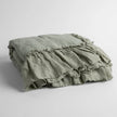 Bella Notte Linen Whisper baby blanket in Tahoe Blue, soft and lightweight linen baby blanket with elegant texture.