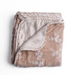 Bella Notte Lynette throw blanket in Tahoe Blue, soft and cozy fabric with a stylish, luxurious design.