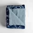 Bella Notte Lynette throw blanket in Tahoe Blue, soft and cozy fabric perfect for adding warmth and style to your space.