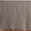 Bella Notte Allora bed skirt in Cenote cal fabric, elegant design for Eastern king size bed, adds a refined finishing touch.