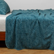 Bella Notte Georgia bedspread in autumn colors, king size with intricate floral embroidery and soft, luxurious fabric.