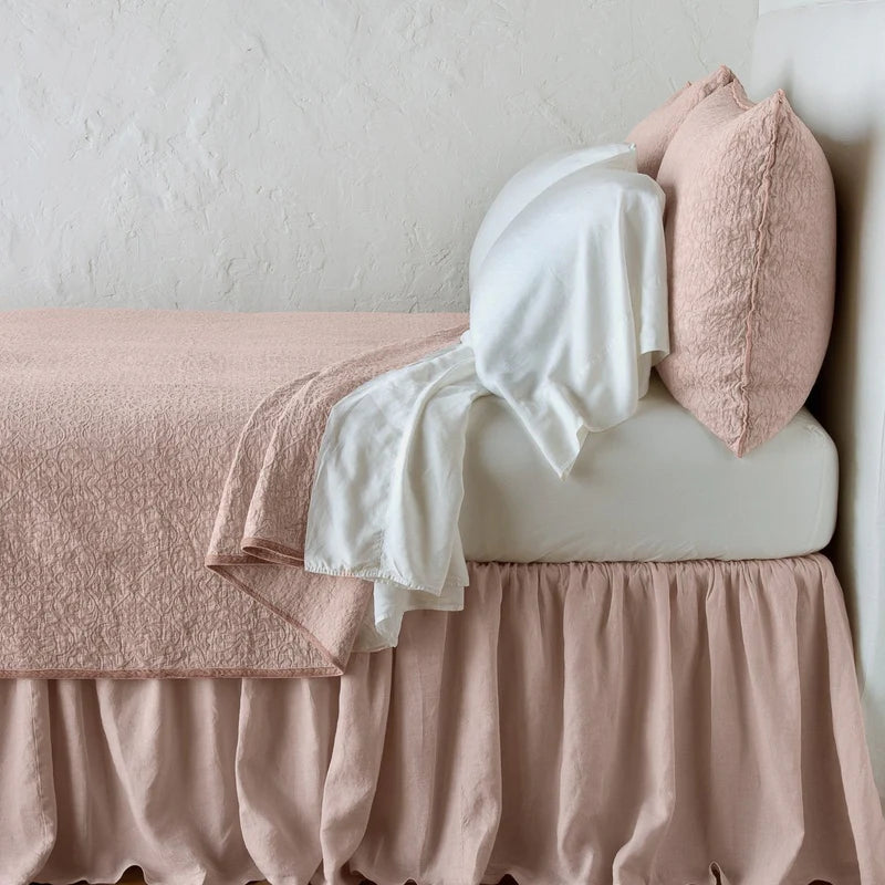 Bella Notte Vienna Coverlet in autumn colors, king size, soft fabric with elegant design, perfect for cozy bedroom decor.