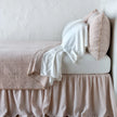 Bella Notte Vienna Coverlet in autumn colors, luxurious fabric and detailed stitching, king size bedding for a cozy bedroom look.