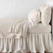 Bella Notte Vienna coverlet in autumn colors, king size, showcasing soft, textured fabric and elegant design for cozy bedding.