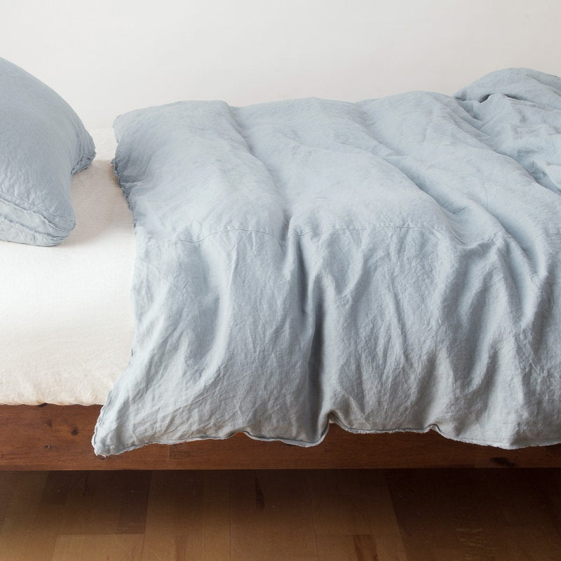 Bella Notte Austin Duvet Cover in Cenote fabric, king size, with soft, luxurious fabric and elegant design.