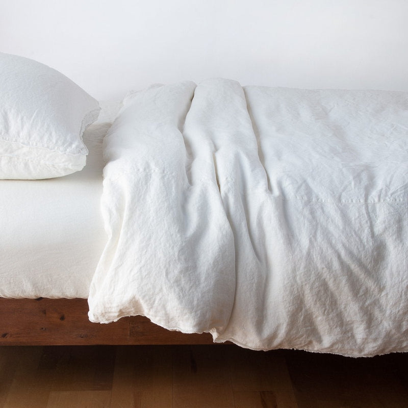 Bella Notte Austin duvet cover in Cenote fabric, king size, showcasing soft fabric and elegant design for a cozy bedroom look.