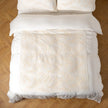 Bella Notte Lynette Luxe Duvet Cover in soft cloud fabric, king size with elegant textured design and subtle sheen.
