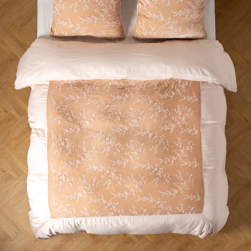 Bella Notte Lynette Luxe Duvet Cover in cloud color, king size, featuring soft fabric and elegant design.