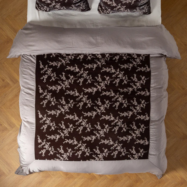 Bella Notte Lynette Luxe Duvet Cover in cloud color, showcasing soft fabric and elegant design for king size bedding.