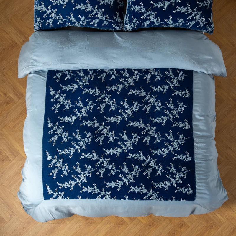 Bella Notte Lynette Luxe Duvet Cover in cloud color, showing soft, luxurious fabric and elegant design for king-sized bedding.