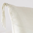 Bella Notte Taline Euro Sham with autumn-toned fabric and decorative stitching, showcasing elegant bedding decor.
