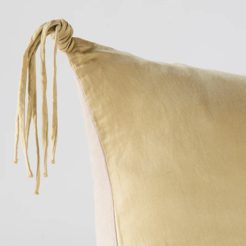 Bella Notte Taline Euro Sham with autumn-inspired fabric and decorative stitching for elegant bedroom decor.
