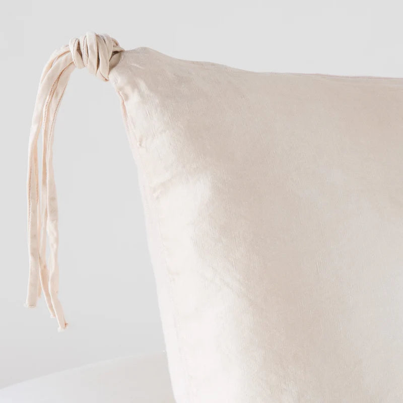 Bella Notte Taline Euro Sham with autumn-colored fabric and elegant pattern for stylish bedroom decor.
