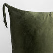 Bella Notte Taline Euro Sham with autumn-colored fabric and elegant embroidery, styled for a sophisticated bedroom decor.