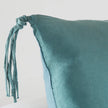 Bella Notte Taline Euro Sham with autumn-inspired fabric and decorative stitching, designed for elegant bedding decor.