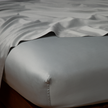 Bella Notte Bria fitted sheet in Cenote color, California King size, showcasing soft fabric and tailored fit.