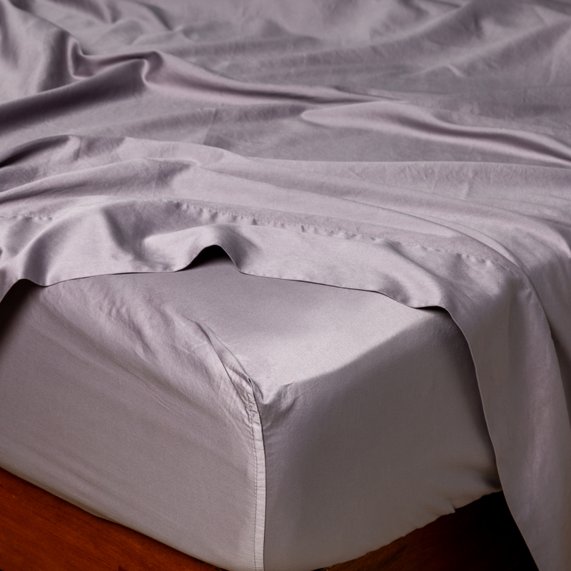 Bella Notte Cenote Cal King Bria fitted sheet with soft, smooth fabric and tailored fit for luxurious bedroom comfort.
