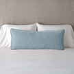 Bella Notte Carmen lumbar throw pillow in honeycomb fabric, 15x24 inches, showcasing soft textured design and elegant style.