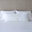 Bella Notte Carmen Lumbar Pillow in honeycomb fabric, 15x24 inches, decorative throw pillow for sofa or bed.