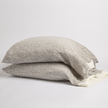 Bella Notte Allora Lace Pillowcase in Cenote, luxurious king-size pillowcase with intricate lace details.