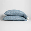 Bella Notte Allora Lace Pillowcase in Cenote, elegant king-size pillowcase with intricate lace detailing.