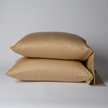 Bella Notte Bria Pillowcase in Cenote color, soft fabric, showing smooth texture and elegant design for king-sized bedding.