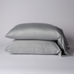 Bella Notte Bria Pillowcase in Cenote, king size, showcasing soft fabric with elegant stitching and luxurious texture.