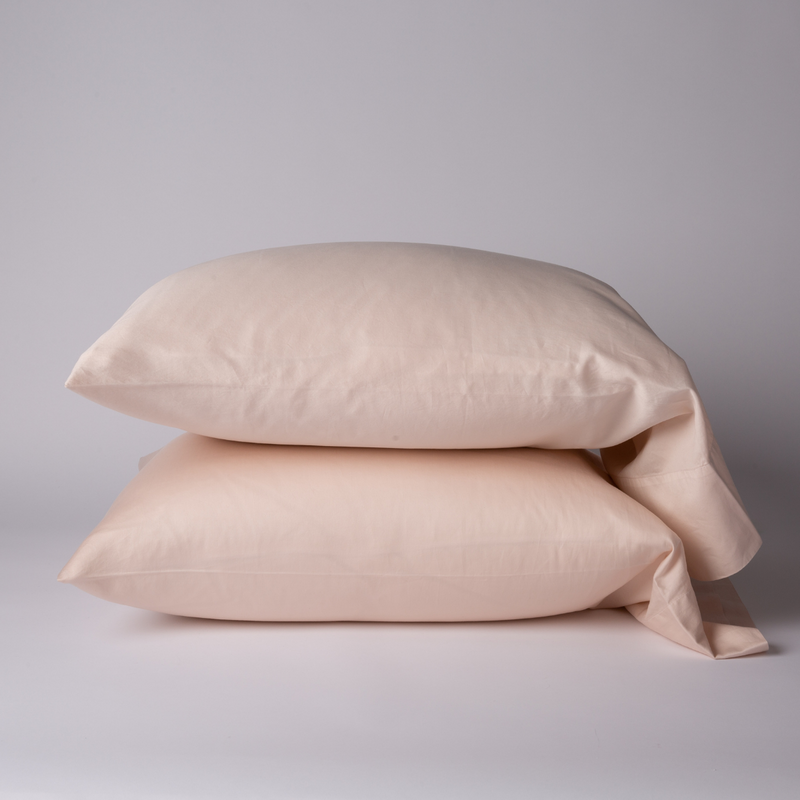 Bella Notte Bria pillowcase in Cenote fabric, showcasing soft, luxurious fabric and elegant design for king-sized bedding.