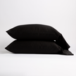 Bella Notte Bria pillowcase in Cenote color, made of soft fabric, featuring a smooth, elegant design for king-size bedding.