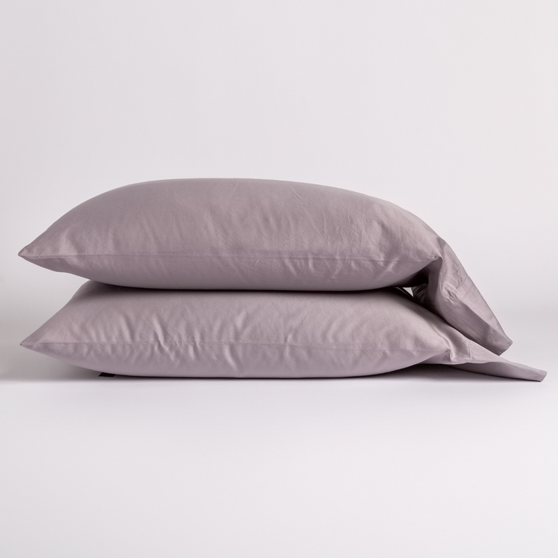 Bella Notte Bria pillowcase in Cenote color, showcasing soft fabric and elegant design for a luxurious bedroom look.