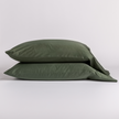 Bella Notte Bria pillowcase in Cenote, featuring soft fabric and elegant design, perfect for king-sized bedding.