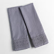 King Bella Notte Bria Pillowcase with Novola lace featuring intricate design and soft fabric for elegant bedroom decor.