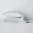 White linen Whisper Pillowcase by Bella Notte, showing a soft, elegant pillowcase with subtle texture and clean edges.