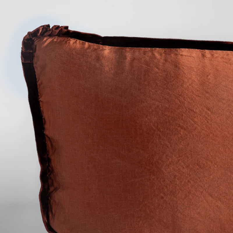Bella Notte Paloma sham in autumn euro style with soft, textured fabric and subtle pattern, ideal for adding elegance to bedding.