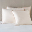 Bella Notte Paloma sham with autumn-colored fabric, featuring soft, luxurious textile and elegant design for bedroom decor.