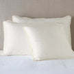 Bella Notte Paloma sham featuring soft, luxurious fabric with a subtle autumn-inspired pattern and elegant European size design.