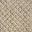 Bella Notte silk velvet quilted sham featuring a luxurious, textured design in warm autumn tones, designed for elegant bedding.