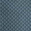Bella Notte silk velvet quilted sham in autumn colors, showcasing plush fabric and elegant quilted design for luxurious bedding.