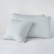 Bella Notte Austin Sham in Cenote Euro fabric, showcasing soft, luxurious textile with elegant design and detailed stitching.