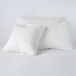 Bella Notte Austin Sham in Cenote fabric, featuring soft, luxurious bedding with elegant stitching and a stylish Euro size design.