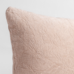 Bella Notte Georgia Sham in French Lavender, plush decorative pillow sham with elegant stitching and luxurious fabric.
