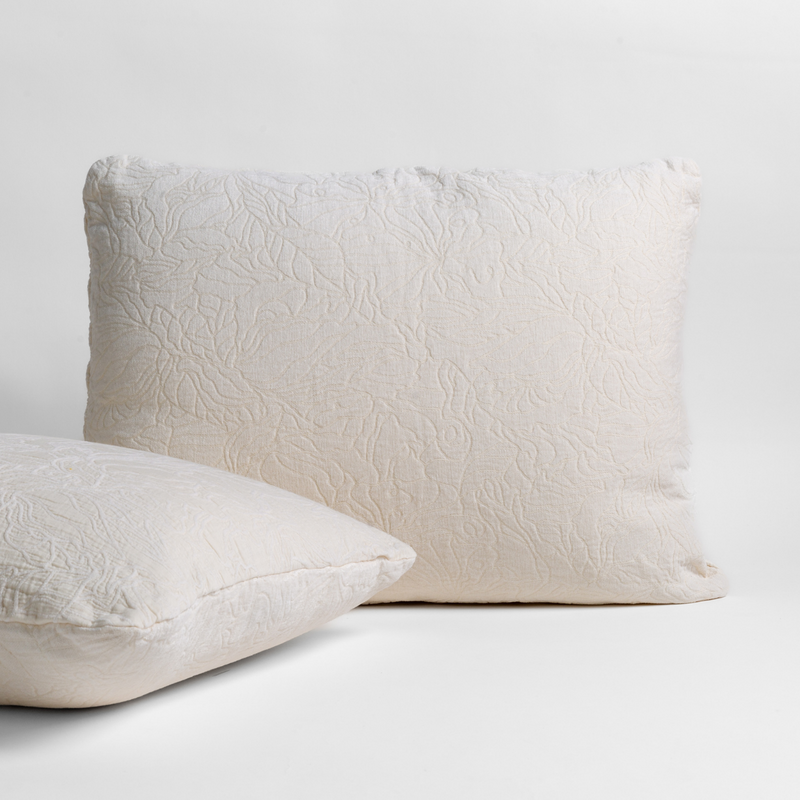 Bella Notte Georgia Sham in French Lavender Deluxe fabric, featuring soft, luxurious bedding with elegant design and floral details.