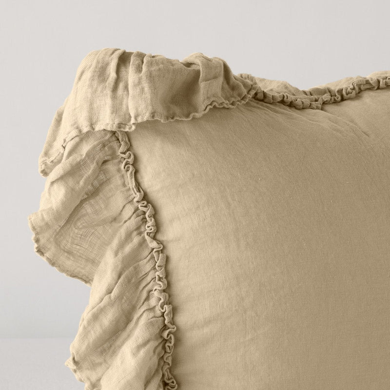 French lavender Bella Notte Linen Whisper Sham with deluxe linen fabric, showcasing soft, elegant pillow shams for bedroom decor