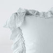 French lavender linen Whisper Sham by Bella Notte featuring soft, luxurious linen fabric with a delicate, elegant design.
